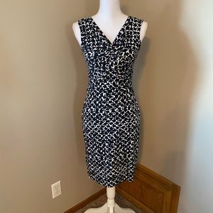 Ann Taylor Black and White Dress